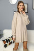 Womens Knitted Pattern Dress MEWKND149