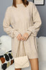 Womens Knitted Pattern Dress MEWKND149