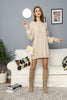 Womens Knitted Pattern Dress MEWKND149