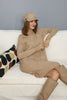 Womens Knitted Pattern Dress MEWKND153