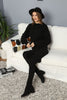 Womens Knitted Pattern Dress MEWKND154