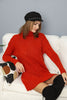 Womens Knitted Pattern Dress MEWKND157