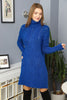 Womens Knitted Pattern Dress MEWKND156