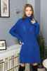 Womens Knitted Pattern Dress MEWKND156