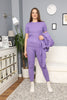 Womens 3 Piece Cardigan and Sweater andPants Knitted Co Ord Set WTWCD449