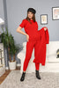 Womens 3 Piece Cardigan and Sweater and Pants Knitted Co Ord Set WTWCD450