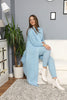 Womens 3 Piece Cardigan and Sweater and Pants Knitted Co Ord Set WTWCD451