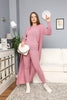 Womens 3 Piece Cardigan and Sweater and Pants Knitted Co Ord Set WTWCD453