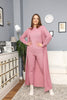 Womens 3 Piece Cardigan and Sweater and Pants Knitted Co Ord Set WTWCD453