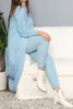 Womens 3 Piece Cardigan and Sweater and Pants Knitted Co Ord Set WTWCD451