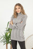 Women's Pattern Knitted High Neck Sweater by Memnu - MEWS615