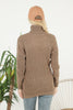 Women's Pattern Knitted High Neck Sweater by Memnu - MEWS616