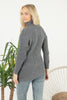 Women's Pattern Knitted High Neck Sweater by Memnu - MEWS618