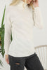 Women's Pattern Knitted High Neck Sweater by Memnu - MEWS620