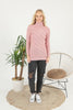 Women's Pattern Knitted High Neck Sweater by Memnu - MEWS624