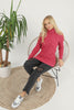 Women's Pattern Knitted High Neck Sweater by Memnu - MEWS627