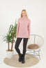 Women's Pattern Knitted High Neck Sweater by Memnu - MEWS629