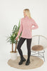 Women's Pattern Knitted High Neck Sweater by Memnu - MEWS629