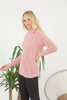 Women's Pattern Knitted High Neck Sweater by Memnu - MEWS629