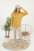 Women's Pattern Knitted High Neck Sweater by Memnu - MEWS634