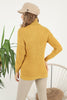 Women's Pattern Knitted High Neck Sweater by Memnu - MEWS634