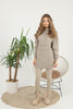 Womens Knitted Pattern Dress MEWKND167