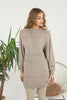 Womens Knitted Pattern Dress MEWKND167