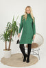 Womens Knitted Pattern High Neck Dress MEWKND166