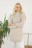 Womens Knitted Pattern High Neck Dress MEWKND186