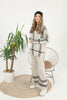 Womens 2 Piece Check Detail Knitted Co Ord Set WTWCD475
