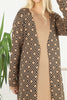 Womens 2 Piece Cardigan and Dress Knitted Co Ord Set WTWCD486