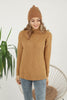 Women's Pattern Knitted High Neck Sweater by Memnu - MEWS638