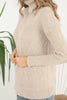 Women's Pattern Knitted High Neck Sweater by Memnu - MEWS639