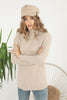 Women's Pattern Knitted High Neck Sweater by Memnu - MEWS639