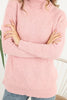 Women's Pattern Knitted High Neck Sweater by Memnu - MEWS640