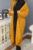 Womens Knitted Pattern Extra Heavy Cardigan Coat WTWCC31