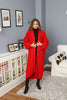 Womens Knitted Pattern Extra Heavy Cardigan Coat WTWCC32