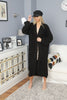 Womens Knitted Pattern Extra Heavy Cardigan Coat WTWCC33