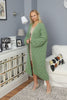 Womens Knitted Pattern Extra Heavy Cardigan Coat WTWCC35