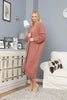 Womens Knitted Pattern Extra Heavy Cardigan Coat WTWCC36