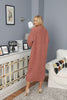 Womens Knitted Pattern Extra Heavy Cardigan Coat WTWCC36