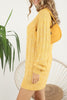 Womens Knitted Pattern Dress MEWKND209