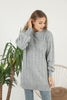 Womens Knitted Pattern Dress MEWKND210