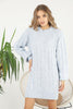 Womens Knitted Pattern Dress MEWKND213