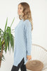 Womens Knitted Pattern High Neck Dress MEWKND208