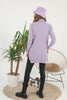 Womens Knitted Pattern High Neck Dress MEWKND216
