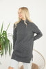 Womens Knitted Pattern High Neck Dress MEWKND218