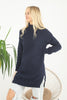 Womens Knitted Pattern High Neck Dress MEWKND222