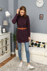 Womens Knitted Belted High Neck Dress MEWKND230