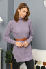 Womens Knitted Belted High Neck Dress MEWKND231